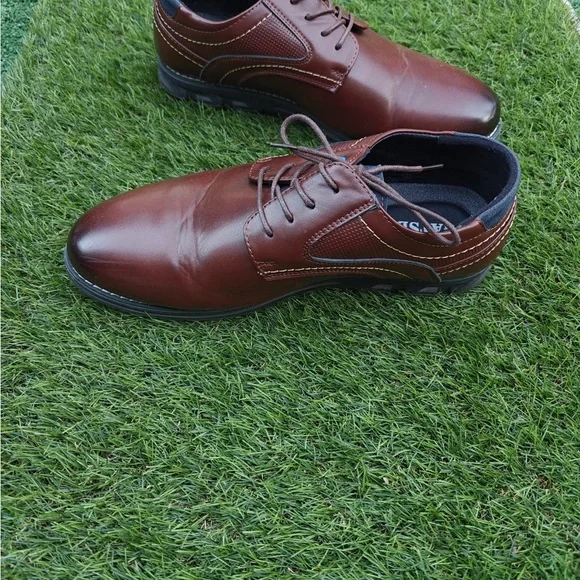 Gatsby Oxford Lisse orthopedic leather dress shoes in brown Size 11 - Picture 1 of 6